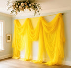 Yellow Mesh Fabric