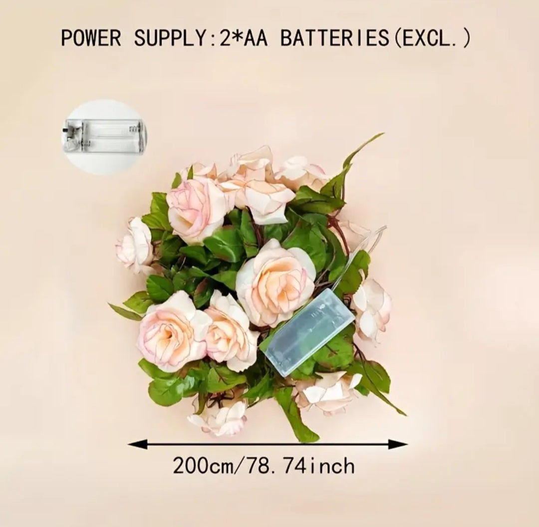 LED Cherry Blossom Fairy String Lights 2M