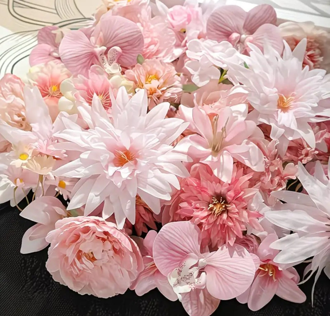 Pink Flower Pieces