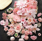 Pink Flower Pieces
