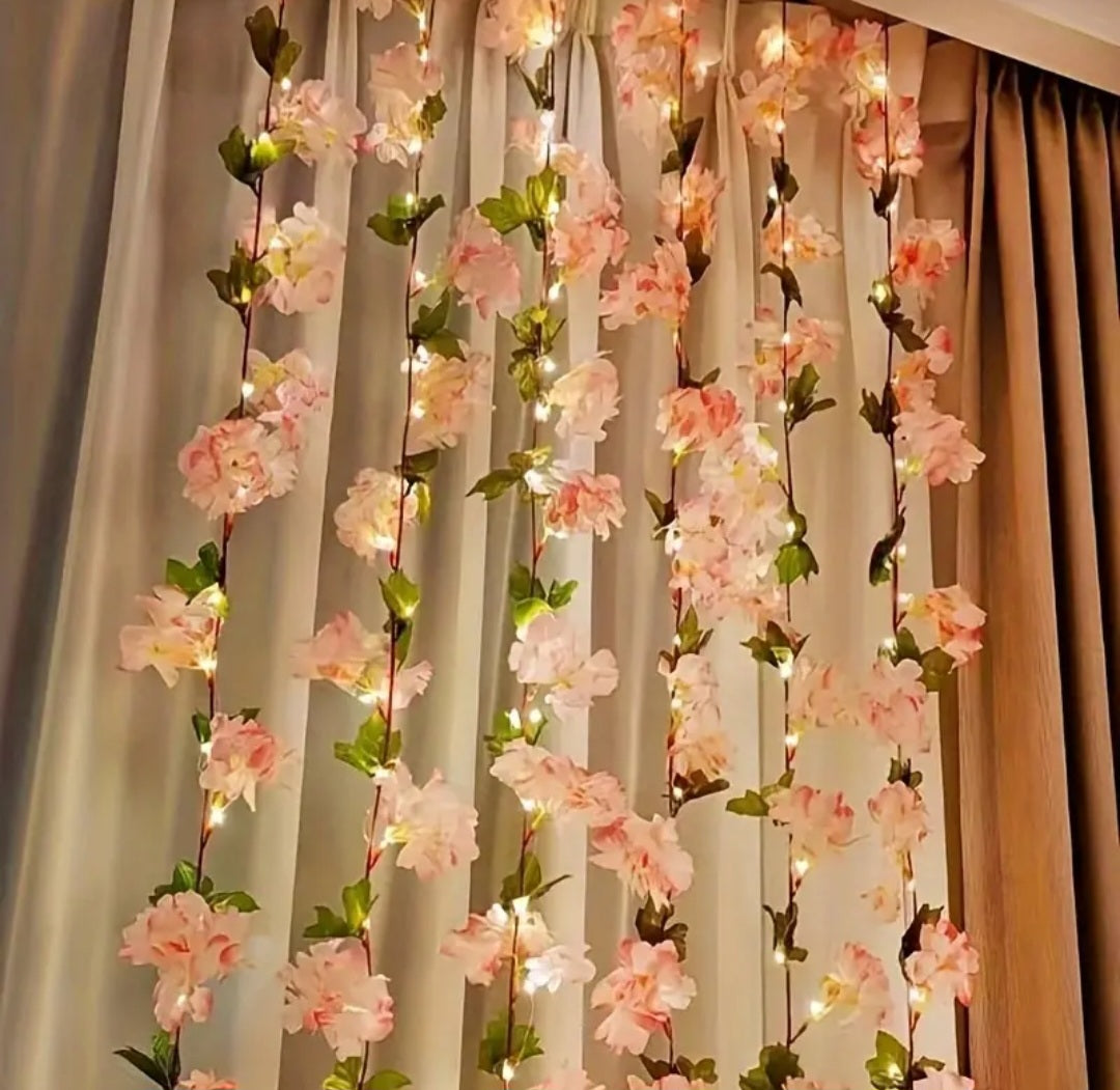 LED Cherry Blossom Fairy String Lights - 5M