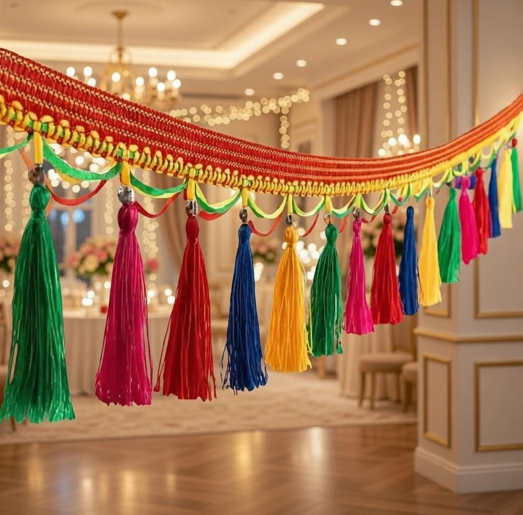 Multicolour Tassel Garland