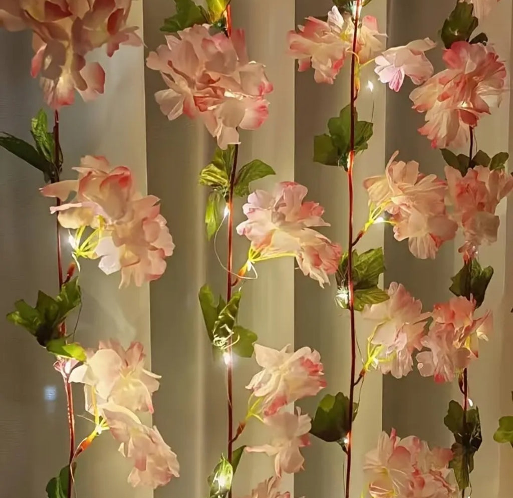 LED Cherry Blossom Fairy String Lights 2M